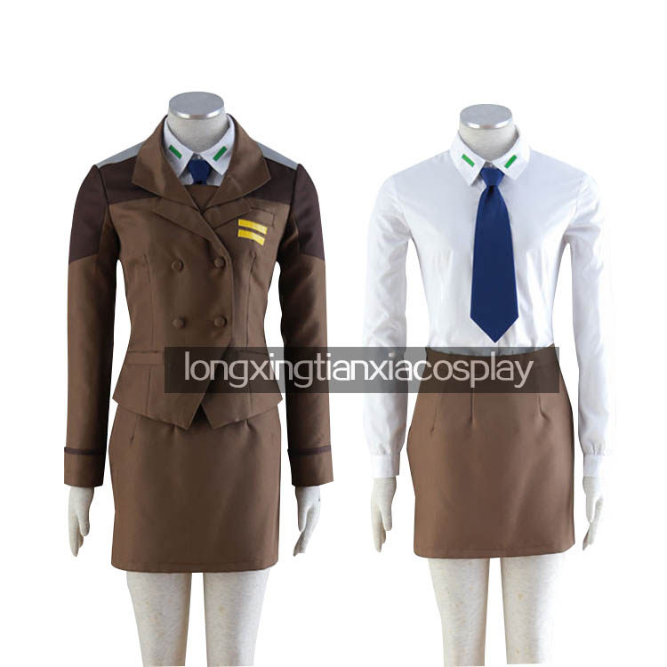魔法少女奈叶 第三部 cosplay女装 机动六科 琳芙斯ii cos服 军服