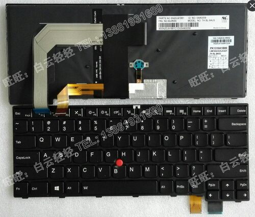 全新原装  联想LENOVO  THINKPAD T460P T460S笔记本键盘带背光