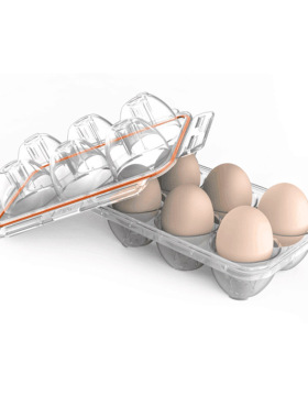 火枫6只装鸡蛋盒FMP-811出游野营便携防压防撞碎保护盒家用野炊