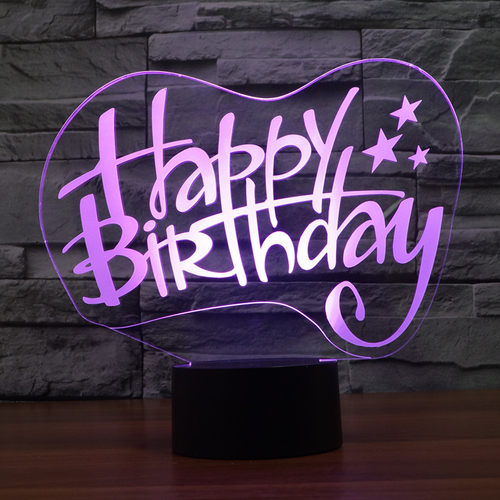 happybirthday生日快乐小夜灯