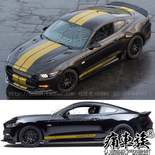 福特mustang野马车贴科迈罗装饰