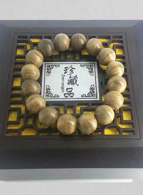 马来西亚西马纯天然沉香手串佛珠 男士款木手链高保真念珠 女性款