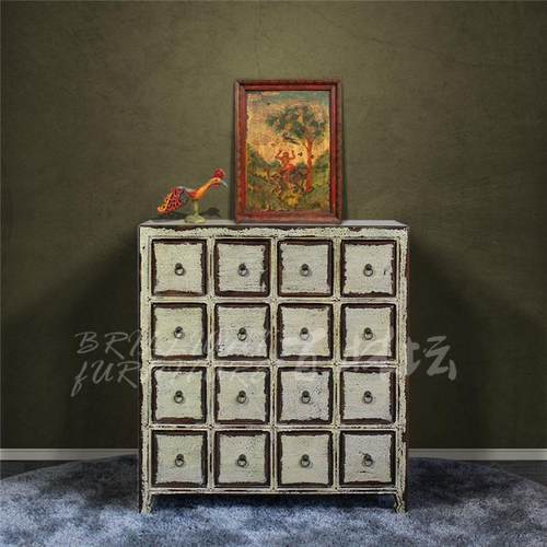 储物柜斗柜百林檀定制家具