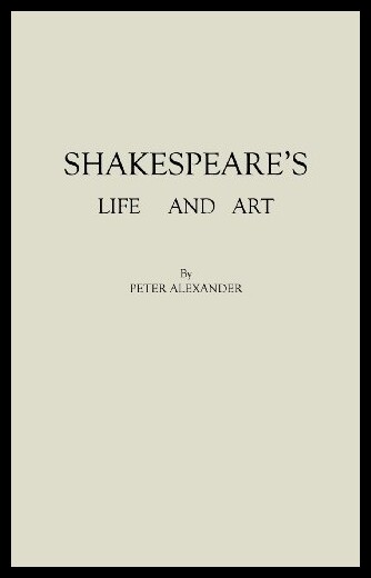 【预售】Shakespeare's Life and Art