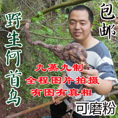 九蒸正品野生洗发包邮制何首乌