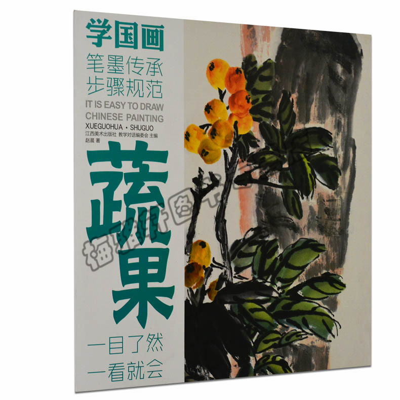 正版 学国画蔬果 教学对话蔬果技法精讲 国画基础入门青少年儿童学生国画入门参考图书梅兰竹菊精讲兰花技法解析艺术院校参考图书