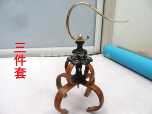 大欧鸟笼画眉小百灵笼子用钩子竹抓乌木葫芦三件套
