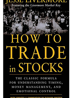 现货英文原版 How to Trade In Stocks 股票大作手操盘术