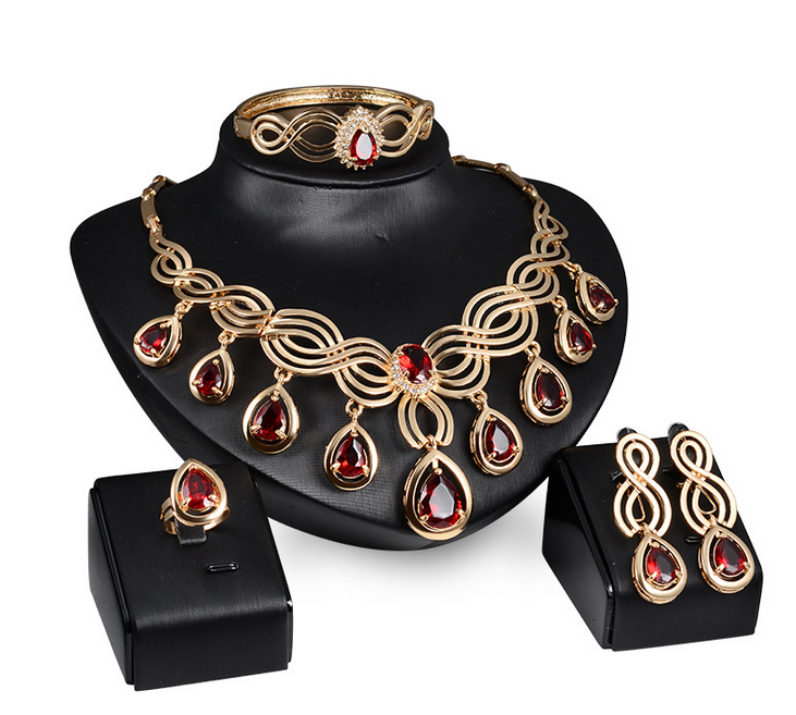 star jewelry women fashion necklace earring bracelet rings