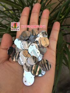 满包邮DIY饰品12-50mm双孔银色亮片手工串珠片婚庆装饰材料散珠