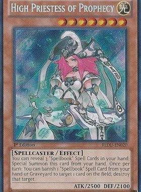 游戏王 美版 正版 - 魔导法士 朱诺 High Priestess/银碎/REDU