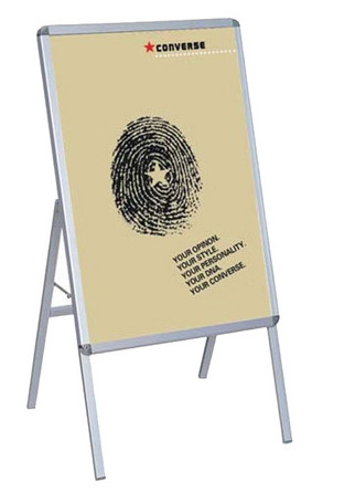 A型单面海报架铝合金 折叠广告架 宣传展示架 广告牌支架 展板架,商业/办公家具,广告牌/标识牌,淘宝优惠券,粉丝福利购,淘宝优惠卷