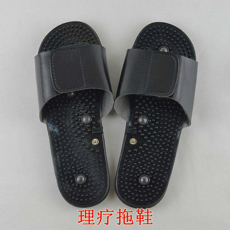 脉冲电疗鞋一双足底按摩拖鞋针灸电击按摩器按摩仪配件脚底穴位