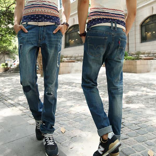 Jeans pour adolescent Sarouel en coton pour printemps - Ref 1464202 Image 1