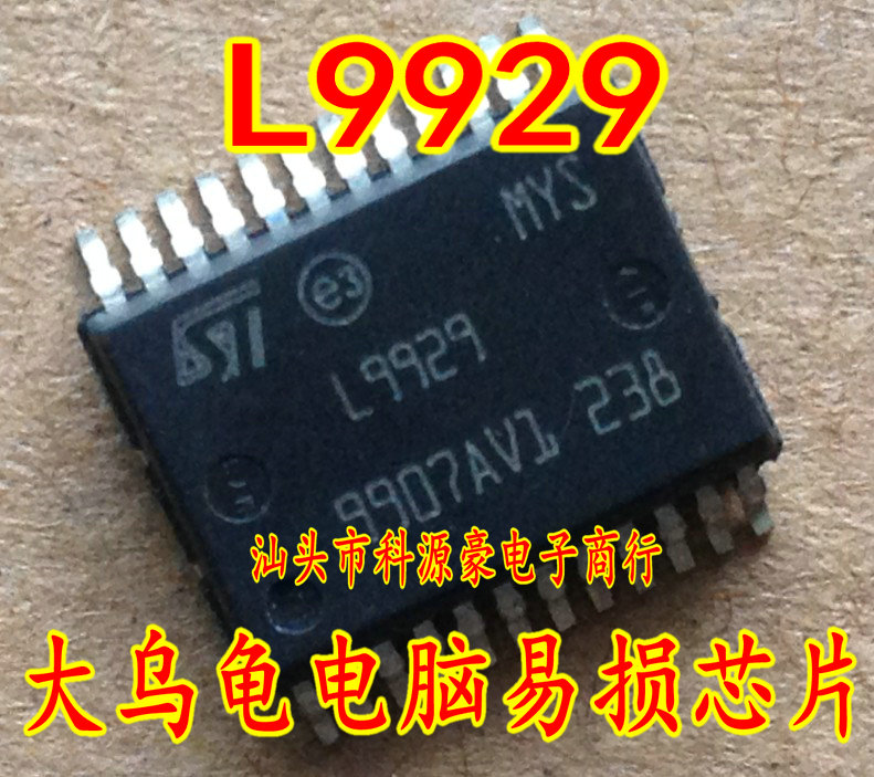L9929 L9929XP 大乌龟发动机电脑板怠速节气门驱动芯片24脚
