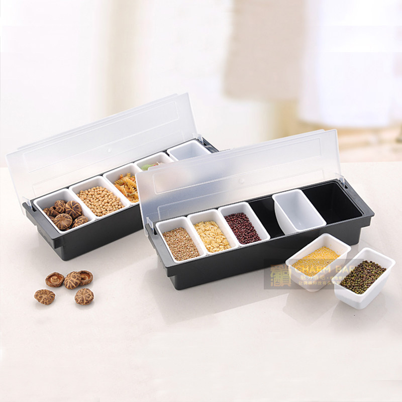 Bar counter Multi-grid Cruet Seasoning box Cruet suit Sugar Bowl Salt shaker Seasoning Box Fruit boxin the Kitchen/Cooking utensils , Kitchen Gadgets/Kitchen storage , Storage jars/Kitchen storage containers , Seasoning bottles  category - from Buy2taobao.com to provide professional Taobao agent buy service