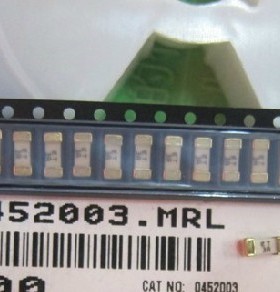 1808贴片保险丝 0452003.MRL 3A 125V全新原装