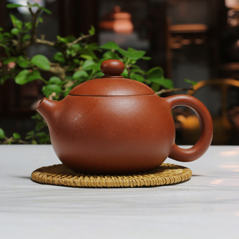 宜兴原矿朱泥手工茶壶郑永春西施壶紫砂壶特价包邮