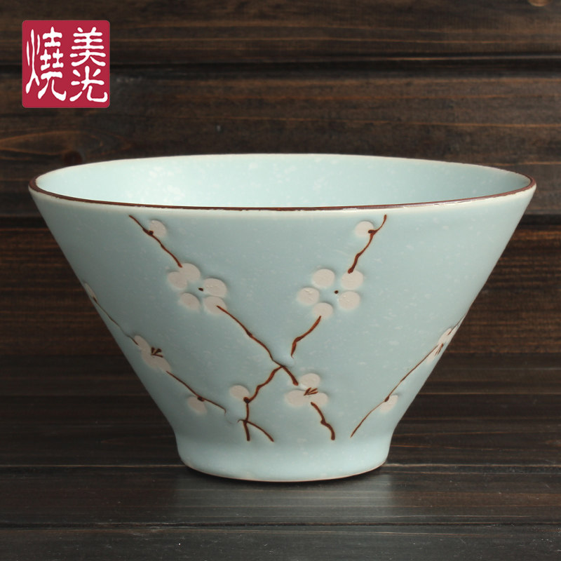 Japanese-style ramen bowl A gentle wind Hand drawn ceramics Soup bowl Noodle bowl Rice bowl Hats horn Rice noodle bowlin the Tableware , Tableware , Bowl  category - from Buy2taobao.com to provide professional Taobao agent buy service