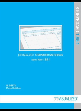 【预售】Previsualized Storyboard Sketchbook: Aspect Ratio
