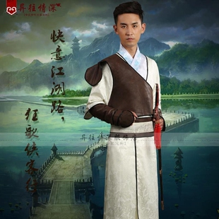 新款神雕侠侣杨过小龙女服装侠客服剑客刺客舞台演出影视服装摄影