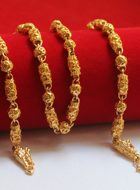 霸气风项链饰品黄铜镀金