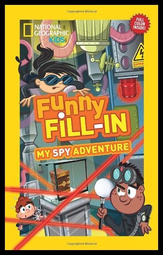 【预售】national geographic kids funny fill-in: my spy ad