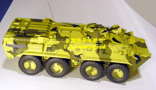 俄罗斯BTR80装甲车坦克模型军模