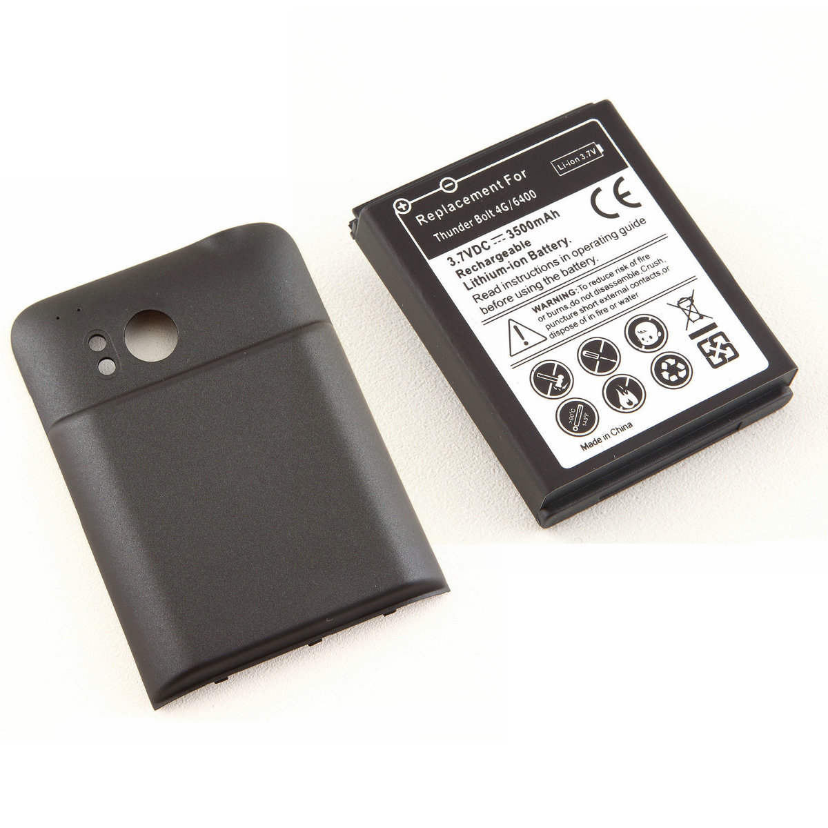 ÊÊÓà HTC thunderbolt 4G Åùö¨ µç³Ø 3000mAh Ëͺó¸Ç