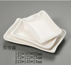 高档纯色寿司盘塑料密胺餐具
