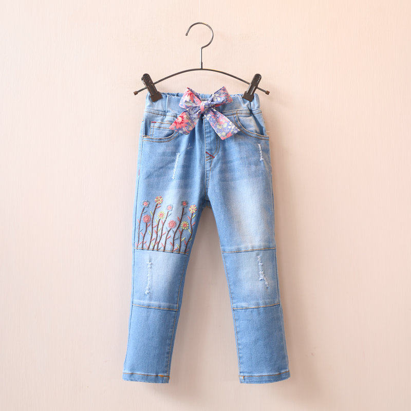 Pantalon fille en toile - Ref 2062227 Image 1