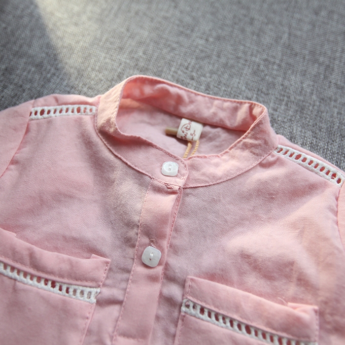 Chemise fille à manche longue - Ref 2087421 Image 3