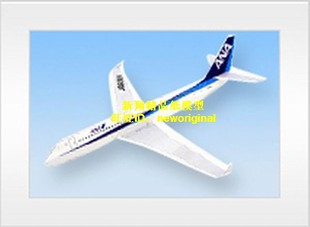 可以飞行的纸飞机 空中客车A320民航客机航班玩具仿真纸模型飞机