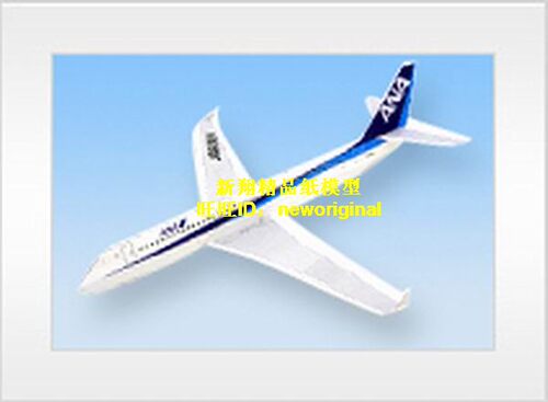 可以飞行的纸飞机 空中客车A320民航客机航班玩具仿真纸模型飞机