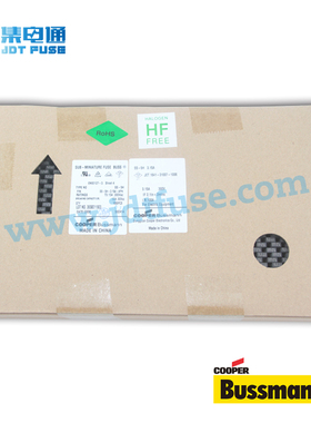 Bussmann微型保险慢断高电压SS-5H-3.15A-APH方形高分断300V3.15A