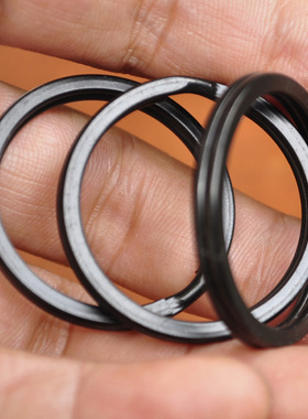 黑色电泳外径3.5cm 电镀好 DIY配件 钥匙圈 钥匙扣 钥匙环