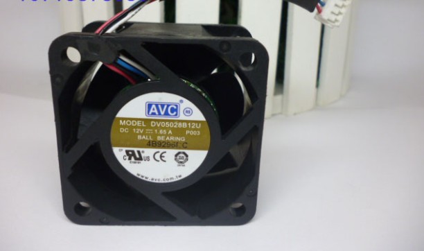 奇宏/AVC 5028 DC 12V 1.65A DV05028B12U 4线暴力散热风扇