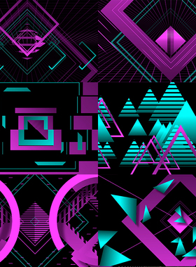 30个resolume官网高清视频素材vjLOOP大屏LED舞台背景FuchsiaJet