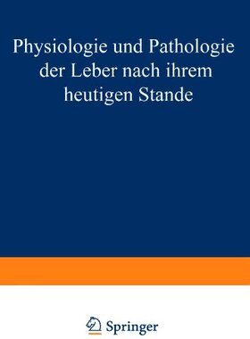 【预订】Physiologie Und Pathologie Der Leber...
