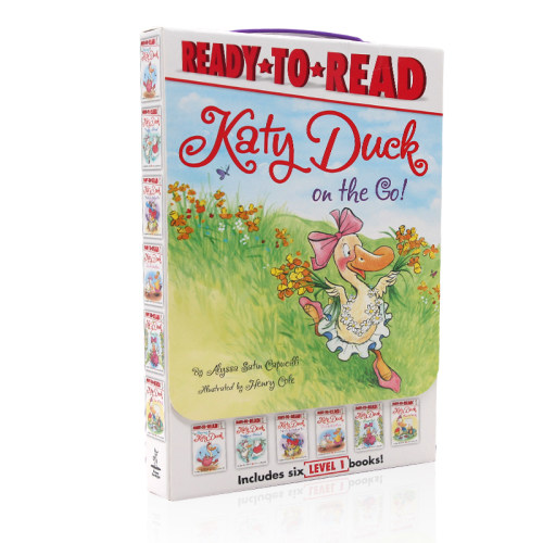 Pre-Level 鸭子凯蒂6册盒装 Ready to Read Level 1系列 Katy Duck on the go 儿童英语分级读物 2-5岁适用 平装绘本 Henry Cole
