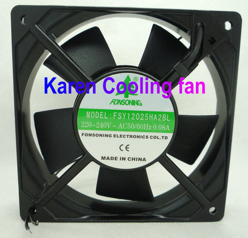全新FSY12025HA2BL 12025 220~240V AC50/60Hz交流风扇12厘米HZDO