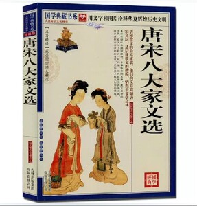 正版包邮 唐宋八大家文选 国学典藏书系 原文注释译文评析 疑难字注音 中国古代文学名著 图文珍藏本
