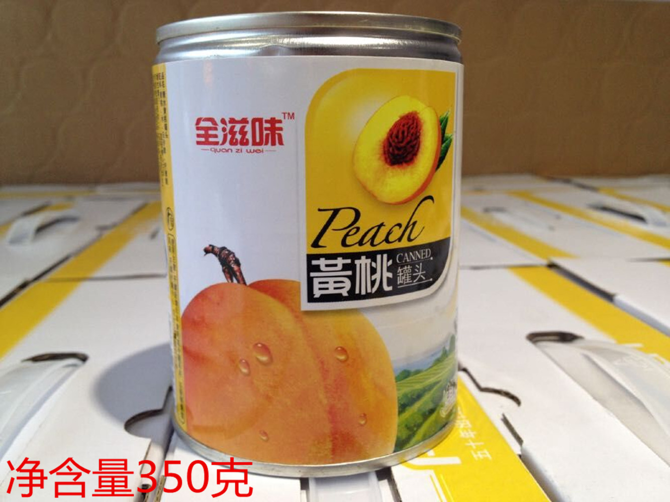 全滋味正品糖水黄桃水果罐头韩国