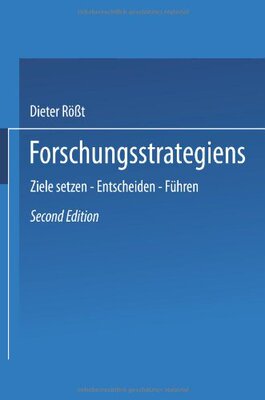 【预售】Forschungsstrategien: Ziele Setzen Entscheiden...