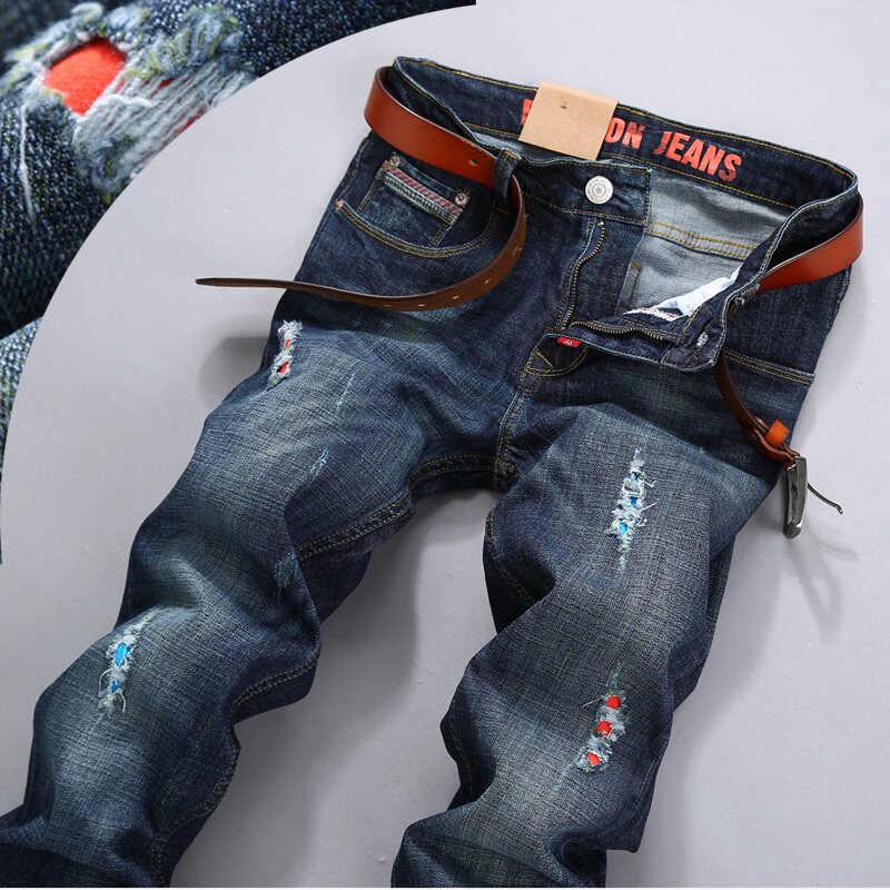 Jeans pour jeunesse droite en vrac JEANS en coton pour automne - Ref 1461427 Image 1