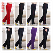 高腰弹力裤 晨练妈妈装 休闲运动裤 大码 天天特价 中老年人女士装