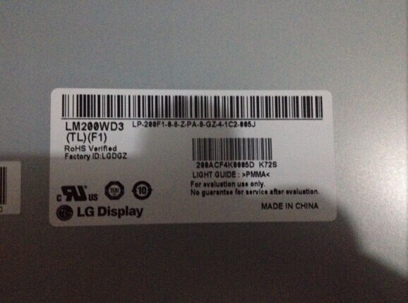 LTM200KT12  M200O3-LA3液晶屏 联想一体机 C340 C320 B320屏幕