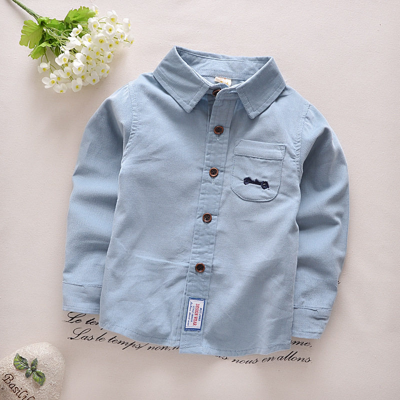 Chemise garcon à manche longue - Ref 2075942 Image 3