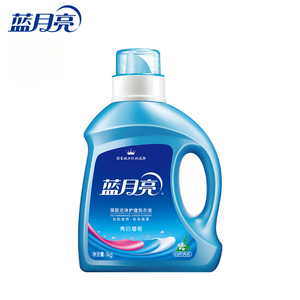 蓝月亮洗衣液亮白自然香1kg瓶官方旗舰店机洗洗衣液男士持久留香
