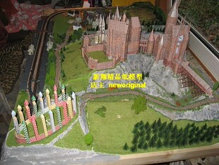 【新翔精品纸模型】哈利波特中的霍格伍兹城堡模型hogwarts